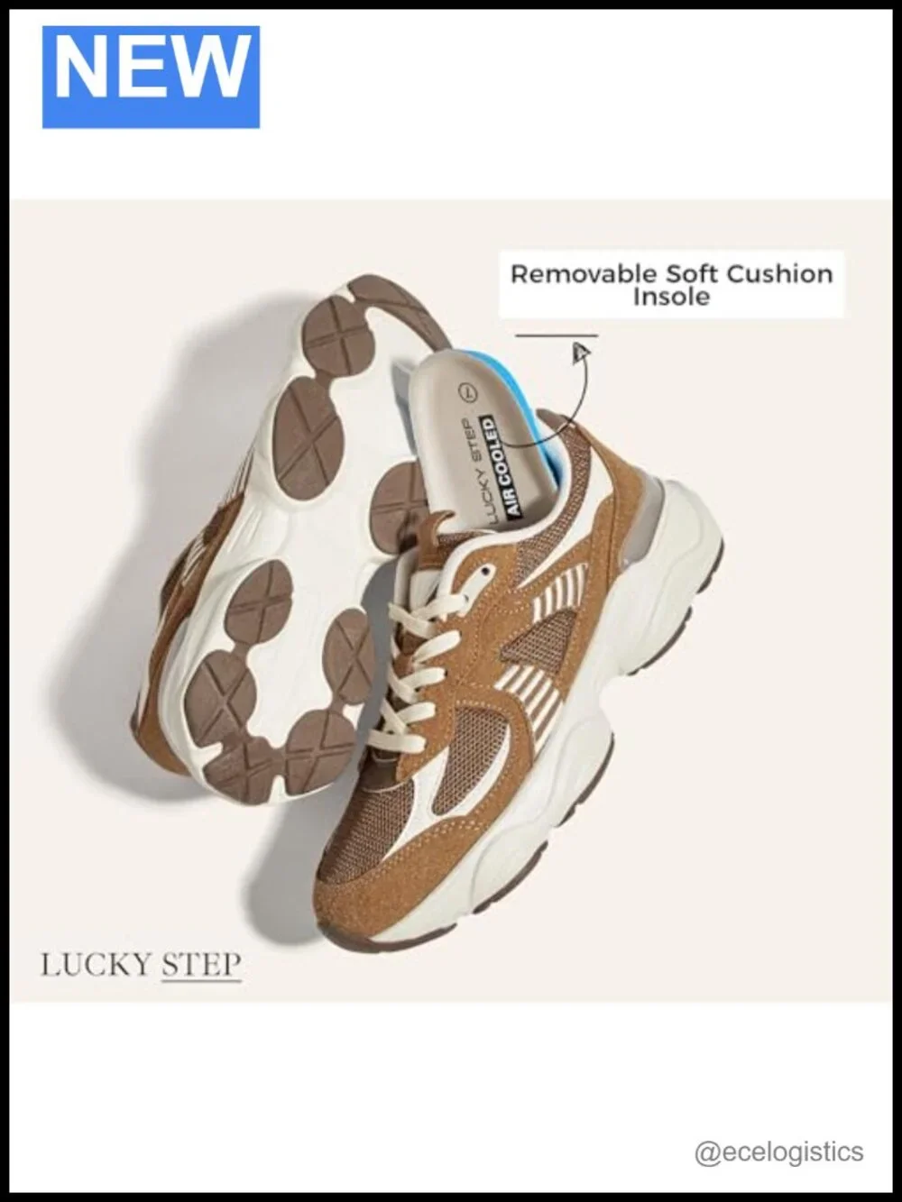 Mesh Chunky Platform Fashion Sneakers Breathable Non Slip Walking Athletic Shoes